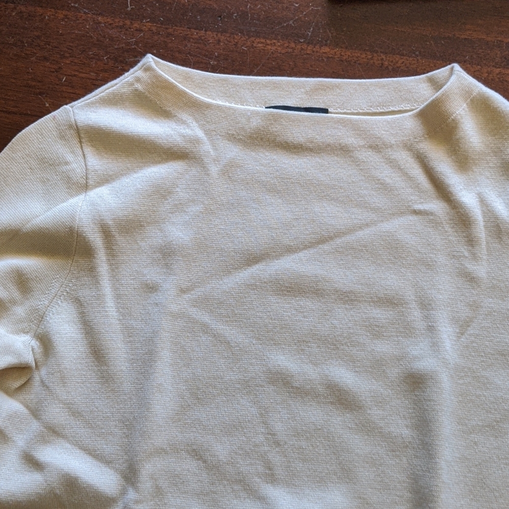 J Crew Subtle Boatneck Sweater